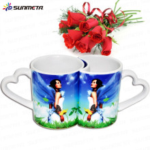 Sunmeta hot selling couple sublimation mug,11oz blank sublimation mug